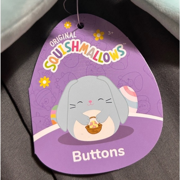 Squishmallows Buttons the  Easter Bunny Plush - Picture 7 of 9